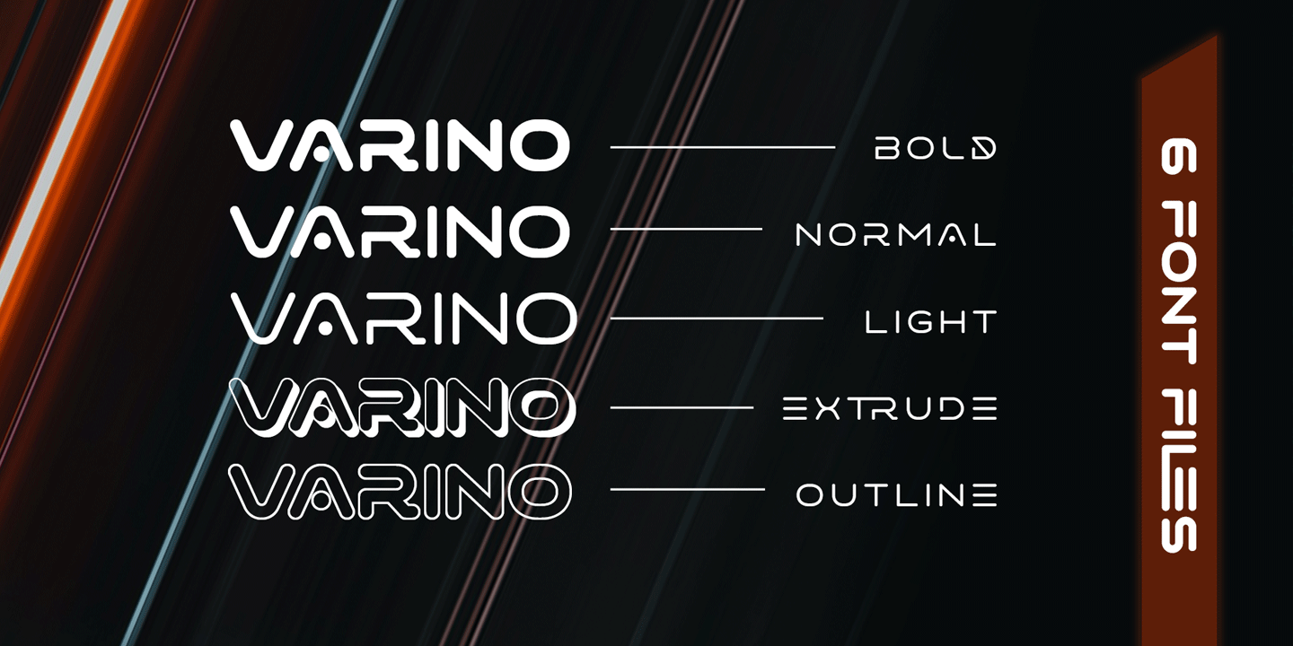 Ejemplo de fuente Varino Outline